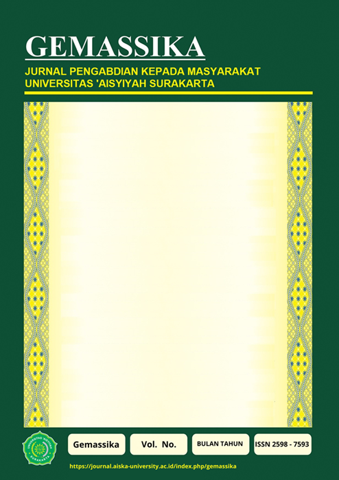 Gemassika: Jurnal Pengabdian Kepada Masyarakat